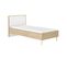 Lit Style Scandinave, Pieds Arrondis Naturel 90x190