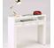 Bureau Avec 2 Tiroirs Coulissants Blanc