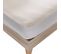 Drap Housse Jersey Tpr Pour Sommier Articulé Beige 2x90x200