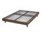 Sommier Kit Déco Zone Lombaire Renforcée Marron 140x190