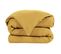 Housse De Couette Double Gaze De Coton Jaune 240x220 Cm