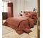 Housse De Couette Double Gaze De Coton Orange 240x220 Cm