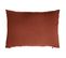 Taie D'oreiller Double Gaze De Coton Orange 60x60 Cm