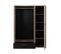 Armoire 3 Portes 1 Tiroir Bois Naturel