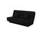 Banquette Clic-clac, Housse Et 2 Coussins Noir 120x190