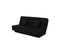 Banquette Clic-clac, Housse Et 2 Coussins Noir 120x190