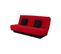 Banquette Clic-clac, Housse Et 2 Coussins Rouge 120x190