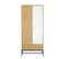 Armoire 2 Portes 1 Tiroir Bois Naturel