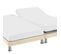 Protège Matelas Tpr Anti-acariens Imperméable 2x70x200