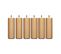 Pied Cylindrique Bois (lot De 6)