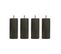 Pied Cylindrique Bois (lot De 4)