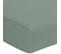 Drap Housse Coton Bonnet 40 Made In France Vert 140x200