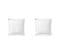 Taie D'oreiller Made In France (lot De 2) Blanc 65x65