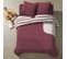 Parure De Lit Wave Bordeaux 240x220