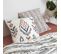 Parure De Lit Ethnic Blanc 140x200