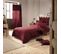 Housse De Couette Double Gaze De Coton Bordeaux 140x200 Cm