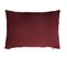 Taie D'oreiller Double Gaze De Coton Bordeaux 50x70 Cm