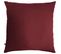 Taie D'oreiller Double Gaze De Coton Bordeaux 60x60 Cm