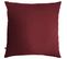 Taie D'oreiller Double Gaze De Coton Bordeaux 60x60 Cm