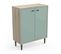 Commode 2 Portes Vert