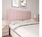 Tête De Lit Déco Matelassée Vieux Rose 140 Cm