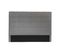 Tête De Lit Déco Aspect Quadrillé Gris 140 Cm