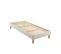 Ensemble Matelas Éco-responsable Latex Naturel, Sommier Aube 200 Soutien Ferme 90 X 200