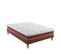 Ensemble Matelas Latex, Sommier Crépuscule 600 Soutien Mi-ferme 130 X 190