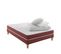 Ensemble Matelas Mousse Accueil Latex, Sommier, Pieds, Couette, Oreiller Crépuscule 400 140 X 200