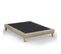 Sommier Déco Tapissier Beige Sable - 140x210