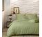 Parure De Lit Percale Sauge Vert 260x240