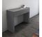 Bureau Extensible Gris Foncé