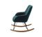 Fauteuil Rocking Chair Bouclette Vert