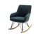 Fauteuil Rocking Chair Bouclette Vert