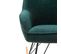 Fauteuil Rocking Chair Bouclette Vert