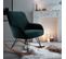 Fauteuil Rocking Chair Bouclette Vert