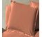 Parure De Lit Percale Unie 140x200 Terracotta