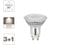 Lot De 3 Ampoules Spot + 1 Gratuite, Culot Gu10, 5w Cons. Et 50w Eq., Lumière Blanche Neutre