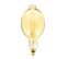 Ampoule LED Giant (bt180) / Vintage Au Verre Ambré, Dimmable, Culot E27, 8w Cons. (60w Eq.), 800