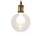 Ampoule LED Déco, Double Verre, Forme De Globe, Culot E27, Blanc Neutre, Forme Allongée