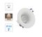 Spot Gu10 50w 4000k Rond Blanc Ip44