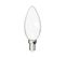 Ampoule Led flamme E14 opaque  Blanc chaud