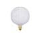 Ampoule Déco Cage Boule Blanc, Culot E27, Hologramme, Blanc Chaud