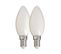 Lot 2 ampoules LED Flamme E14 XANLITE HOME Blanc froid