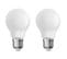 Lot 2 ampoules LED A60 E27 XANLITE HOME Blanc froid