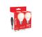 Lot 2 ampoules LED A60 E27 XANLITE HOME Blanc froid