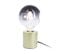 Lampe à Poser Cylindrique En Métal Couleur Laiton, Compatible Culot E27, Ip20, 60w Puissance Max