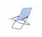 Fauteuil Relax De Jardin 3 Positions Pliable - O'sun - Bleu - Dimensions : 94 X 62 X 102 Cm