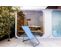 Chilienne De Jardin Pliable - 4 Positions - O'sun - Bleu - Dimensions : 96 X 55 X 98 Cm