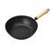 Wok Avec Revêtement Antiadhésif - 26 Cm - En Acier Carbone - Compatible Toutes Plaques De Cuisson